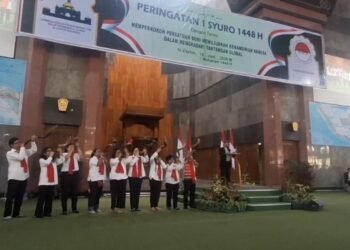 DOA DEKLARASI PROPHETIK DAN TIUP SANGKAKALA WARNAI PERINGATAN 1 SYURO 1448 H DI AL-ZAYTUN