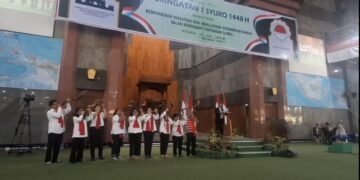 DOA DEKLARASI PROPHETIK DAN TIUP SANGKAKALA WARNAI PERINGATAN 1 SYURO 1448 H DI AL-ZAYTUN