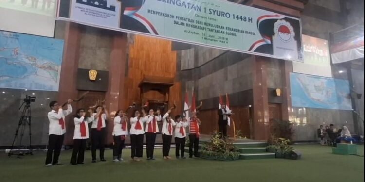 DOA DEKLARASI PROPHETIK DAN TIUP SANGKAKALA WARNAI PERINGATAN 1 SYURO 1448 H DI AL-ZAYTUN