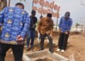 Bupati Batang Sidak Pembangunan Trotoar Alun-Alun Bandar
