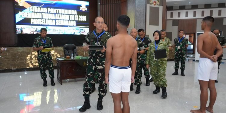 Pangdam IV/Diponegoro Pimpin Seleksi Akhir Daerah Calon Taruna Akademi TNI