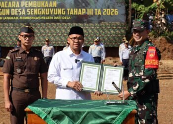 Bupati Batang Resmi Buka TMMD Sengkuyung Tahap III Desa Toso