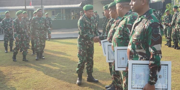 Anggota Pindah Satuan, Dandim Pimpin Langsung Tradisi Upacara Pelepasan