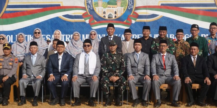 Dandim Hadiri Apel Tahunan Pekan Perkenalan Kutbatul Arsy Pondok Pesantren Modern Tazaka
