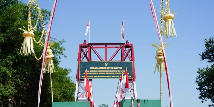Tingkatkan Kesejahteraan dan Aksesibilitas Warga, Pangdam IV/Diponegoro Resmikan Jembatan Garuda Secara Serentak