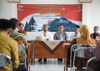 Hadiri Saresehan di SMPN 1 Godean, Bupati Sleman Dukung Peningkatan Kualitas Guru dan Komitmen Transparansi Tata Kelola Pendidikan