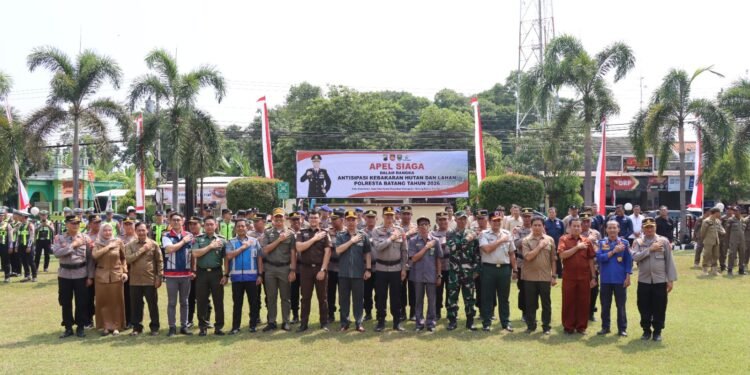 Apel Siaga Karhutla 2026, Polresta Batang Perkuat Sinergi Cegah Kebakaran Hutan dan Lahan
