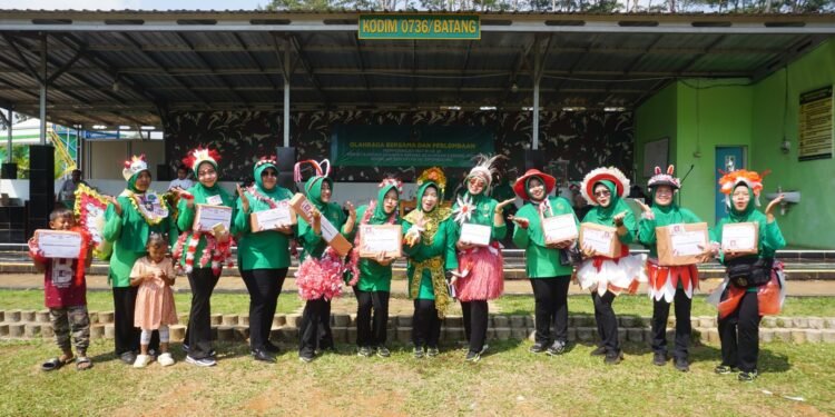 Persit Kartika Candra Kirana Cabang XXIV Kodim 0736/Batang Gelar Lomba Sambut HUT RI ke – 81 