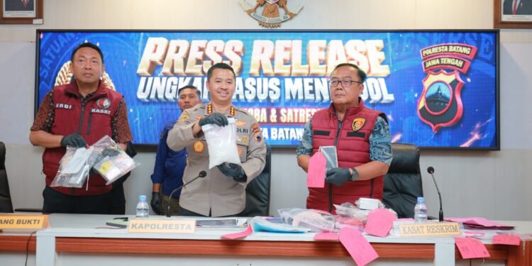 Ratusan Gram Sabu Diamankan, Polresta Batang Buru Jaringan Pengedar