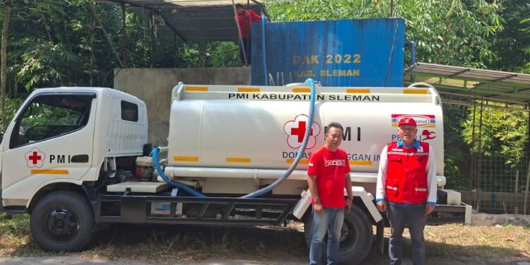 PMI Sleman Mulai Layani Permintaan Air Bersih Bagi Warga Terdampak Kekeringan