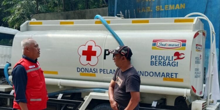 PMI Sleman Mulai Layani Permintaan Air Bersih Bagi Warga Terdampak Kekeringan