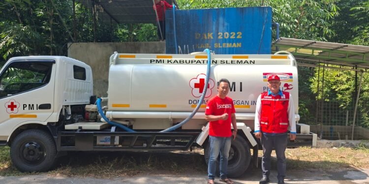 PMI Sleman Mulai Layani Permintaan Air Bersih Bagi Warga Terdampak Kekeringan