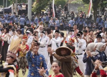 Pemkab Sleman Gelar Upacara HUT ke-81 RI di Lapangan Denggung, Gaungkan Keragaman Nusantara