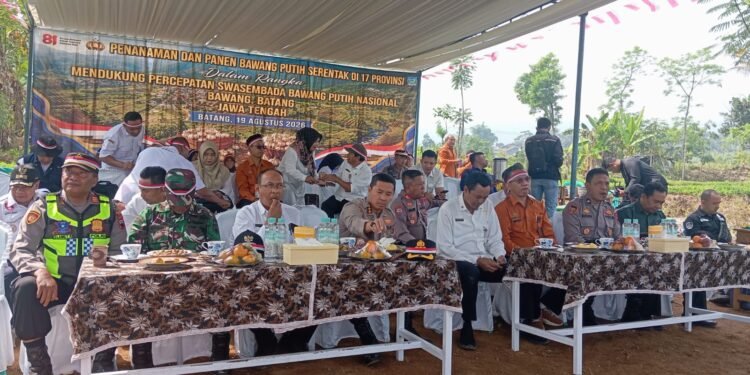 Tak Hanya Jaga Kamtibmas, Polresta Batang Ikut Dorong Swasembada Bawang Putih