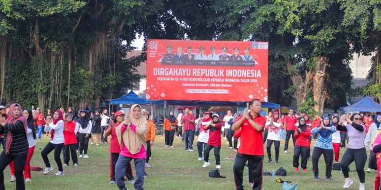 Perkuat Kesehatan Fisik dan Mental, Wabup Danang Apresiasi Sleman Merdeka Fun Walk