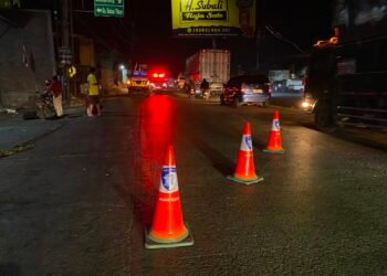 Respons Cepat Polsek Subah Amankan Tumpahan Solar di Jalur Pantura Batang