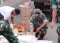 Kumpulkan Bantuan Logistik dan Obat-obatan Kodim 0736/Batang Bantu Korban Gempa NTT