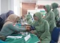 Sambut HUT TNI dan HUT Kodam IV/Diponegoro, Kodim 0736/Batang Gelar Bhakti Kesehatan