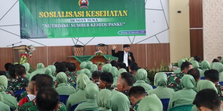 Kodim 0736/Batang Gelar Sosialisasi Kesehatan “Nutrisi Sumber Kehidupan”