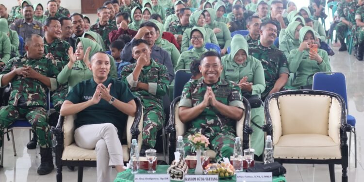 Kodim 0736/Batang Gelar Sosialisasi Kesehatan “Nutrisi Sumber Kehidupan”