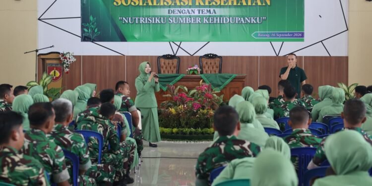 Kodim 0736/Batang Gelar Sosialisasi Kesehatan “Nutrisi Sumber Kehidupan”