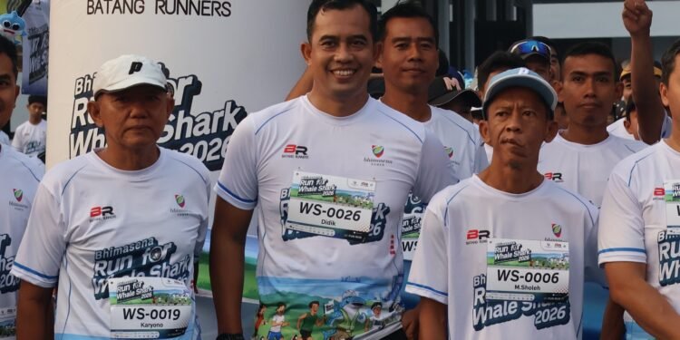 Dandim 0736/Batang Turut Ramaikan Kegiatan Even Bhimasena Run For Whale Shark 2026
