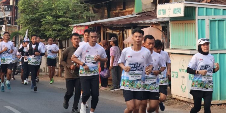 Dandim 0736/Batang Turut Ramaikan Kegiatan Even Bhimasena Run For Whale Shark 2026