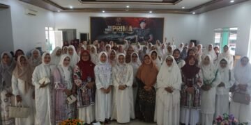 Gabungan Organisasi Wanita (GOW) bersama Persit Kartika Chandra Kirana Cabang XXIV Kodim 0736/Batang Gelar Doa Bersama