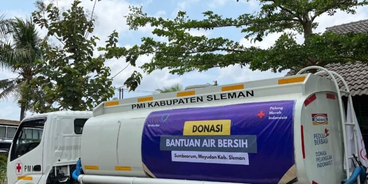 JCI BOROBUDUR Donasi Air Bersih 100.000 Liter Untuk Warga Kekeringan di Sleman